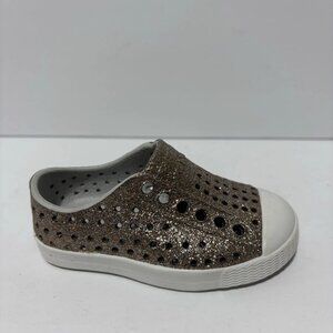 Native Toddlers’ Jefferson Bling Glitter Shoes, Girls’ Size C4